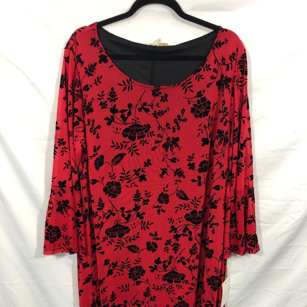 Haani New York Red Floral Dress NWT